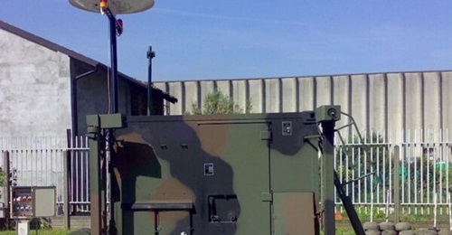 Image of Thales' Deployable Tactical Air Navigation (D-TACAN) system from the company's 31 July 2026 press release.
