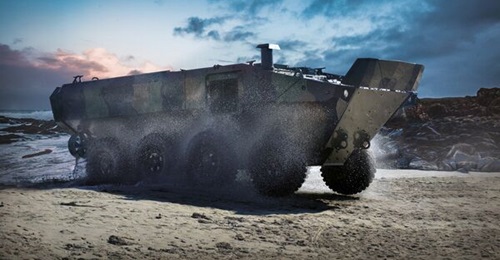 Spain will receive 34 IDV SuperAv 8x8 VACIM amphibious vehicles integrated by Indra.
