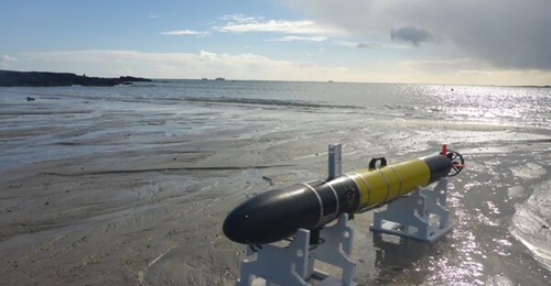 The COMET-MCM autonomous underwater vehicle. Singapore has deployed the vessel from at least one of its Bedok-class vessels.