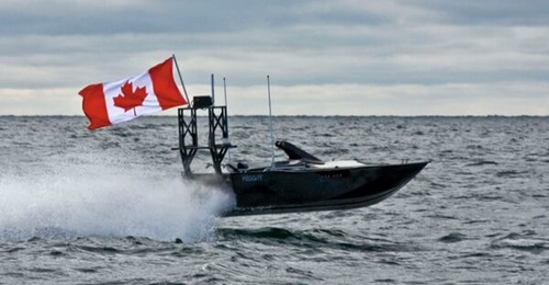 A Hammerhead USV-T built by Meggitt Systems, now QinetiQ. Canada is working to strengthen its unmanned systems capabilities through the DDI.