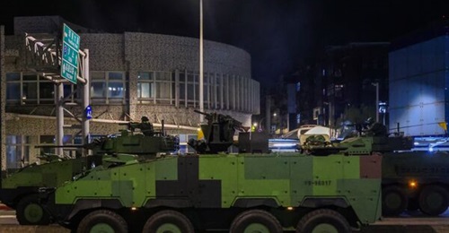 Taiwan's 2027 defence budget was announced a few days after the conclusion of Exercise 'Han Kuang 42', which highlighted several capabilities that Taiwan is increasingly prioritising. Above a CM-32 armoured vehicle takes part in the exercise.
