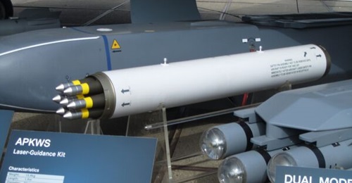 The APKWS was showcased at the Farnborough International Airshow 2026 alongside other weapon systems for the Eurofighter Typhoon combat aircraft. Italy is to now join the UK in fielding the combination for the C-UAS role.