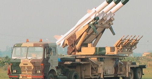 An Akash surface-to-air missile launcher. Akash is among the DRDO-developed missile systems that could fall within the scope of India's new technology-transfer initiative, although the MoD has not identified the systems covered.