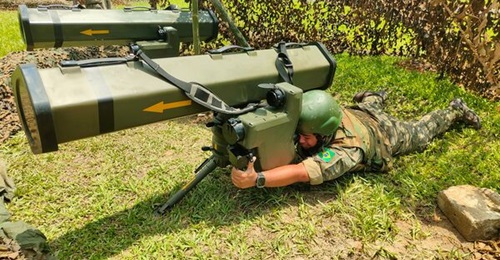 The MAX 1.2 AC anti-tank missile system is in service with the Brazilian Army and the Brazilian Marine Corps