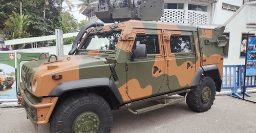 The new VBMT-LSR Guaicurus vehicles will include configurations with the new Ares REMAX 4 remotely-controlled weapon station