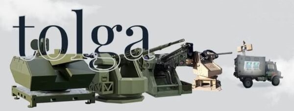 A demonstrative image of the various parts of MKE's Tolga short range air defence system.