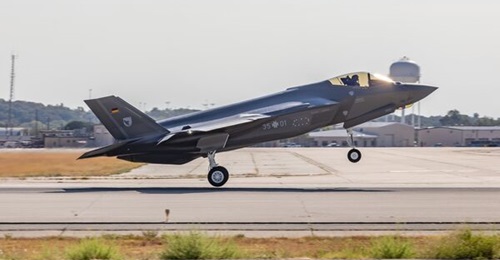 The first of 35 F-35A combat aircraft for Germany departs Lockheed Martin's Fort Worth production facility on its maiden flight on 8 September 2026. It will be officially presented to the German Ministry of Defence on 18 September 2026.
