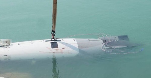 The Anduril Dive-LD AUV captured by Iran's IRGC.