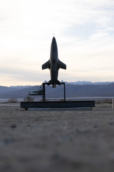 Mach Industries' Viper vertically launched one-way attack drone.
