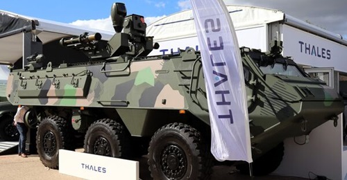 Thales UK has integrated the RapidRanger missile launcher onto the Patria 6×6.