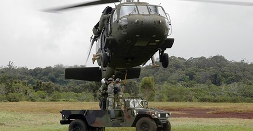 Potential sales of US UH-60L helicopters, like the one shown here, to Argentina have been approved by the US Department of State.