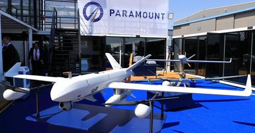 South Africa's Paramount revealed its new V-Raven UAV at AAD2026.