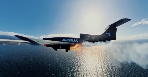 Airbus Bird of Prey UAV autonomously releasing a Frankenburg Mk1 missile during a test over Todendorf, northern Germany, at the end of March 2026.