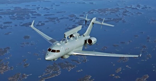 Saab S 106 GlobalEyE AEW&C aircraft.