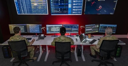 NZDF personnel monitor space operations activities.