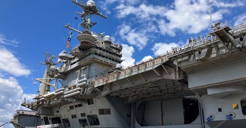The US Navy has awarded HII a contract for the refueling and complex overhaul of aircraft carrier USS Harry S Truman, shown here.