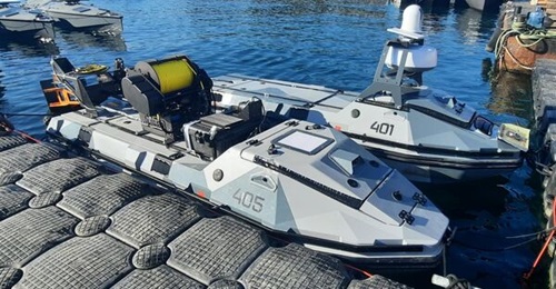 Nautrik R4 USV with Lidan LARS at Exercise REPMUS 26 on 22 September 2026.