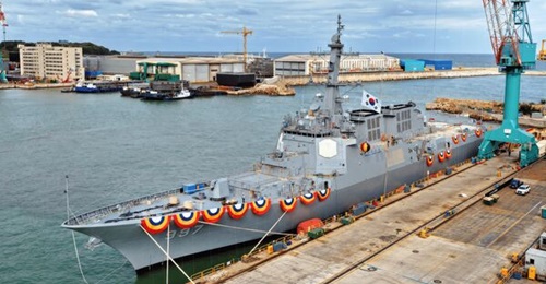 The future ROKS 
        
        , the third and final KDX-III Batch II destroyer.