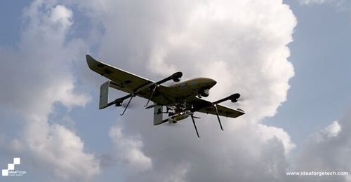 ideaForge's Zolt tactical UAV can support ISR, targeting, and air-launched effects missions.
