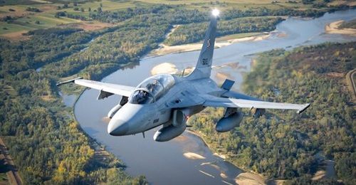 With its initial 12 FA-50GF light combat aircraft now received, the Polish Air Force has declared the type to now be combat ready. It is to receive 36 FA-50PL aircraft also.