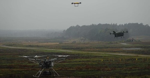 Pistorius announced the formation of an army unmanned regiment during a visit to the Bundeswehr's Experimentalserie Land (pictured).