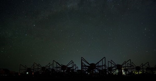 Sensor arrays at the Nova Systems Space Precinct in Peterborough, South Australia.