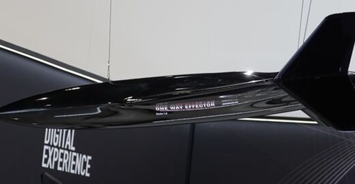 A 1:2 scale model of the MBDA Deluge OWAM is displayed at Unmanned System Exhibition and Conference (UMEX) 2026 in Abu Dhabi.