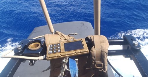 The DRAKE system is shown here aboard the guided-missile submarine USS Ohio.