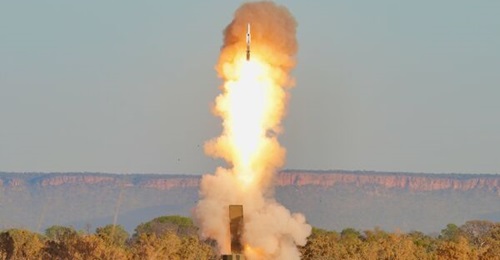 A Typhon live-fire exercise is shown here in Australia in 2025.