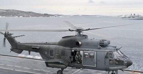 An RNLASF Cougar helicopter seen operating in the littoral environment. The service is upgrading all 12 helicopters as an interim measure until the H225M takes over the role.