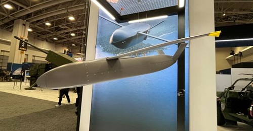 Lumberjack, Northrop Grumman's Group 3 UAS on display at AUSA 2026.