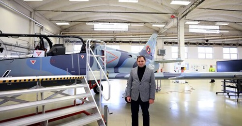 The Armenian MoD posted a series of images on 20 October 2026 showing the country's defence minister, Suren Papikyan, visiting the Czech manufacturer's facility near Prague. One showed a finished aircraft in Armenian Air Force markings.