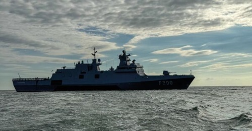 Systems aboard Tamandaré-class frigates, like F Tamandaré shown here, will feed into the IFC South Atlantic.