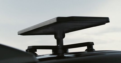 Still from Iceye video which was included in a 1 October 2026 press release depicting satellite antenna mounted on a vehicle.