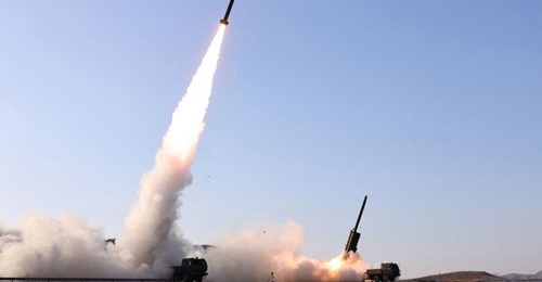 North Korea test-fires an upgraded large-calibre multiple rocket launcher system in January 2026. Rocket artillery also featured in a separate KPA training exercise in September that co-ordinated artillery, missile and unmanned aerial vehicle strikes.