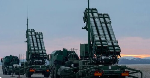 Image of Patriot launchers shared by the Ukrainian Ministry of Defence in January 2026.
