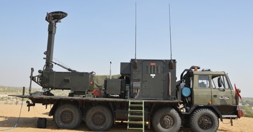An Indian Army Akashteer air-defence control and reporting system. Defence Minister Rajnath Singh stressed the importance of joint, multidomain operations when he released the Land Warfare Doctrine 2026 on 23 October.