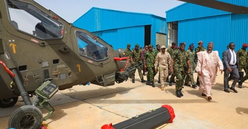 The first two of six T129s ordered by the NAF were induscted February 2024.