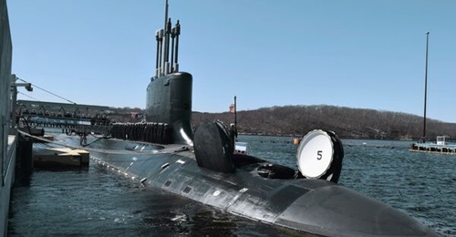 USS 
        
         , shown here, has been named to be the first US Navy SSN assigned to Submarine Rotational Force-West (SRF-West).