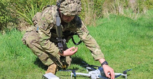 The NZDF uses smaller UAVs, including the Skydio X10D (pictured), while seeking a polar-capable system for maritime surveillance. (Gordon Arthur)
