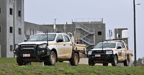 C-UAS equipment mounted on pickup trucks at Exercise 'Wallaby' 2026.