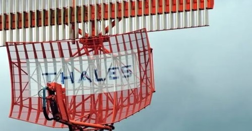 Thales' STAR NG S-band primary surveillance radar as seen on the company's website in October 2026.