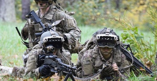 Soldiers from the US Army's 82nd Airborne Division used an IVAS prototype during solider touchpoint 3 in October 2020 at Fort Pickett in Virginia.