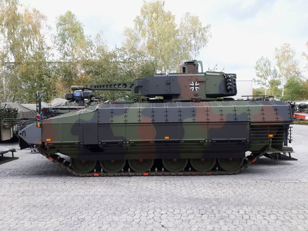 The BAAINBw awarded PSM a contract on 28 June to upgrade 154 German Army Puma IFVs. (Janes/Nicholas Fiorenza)