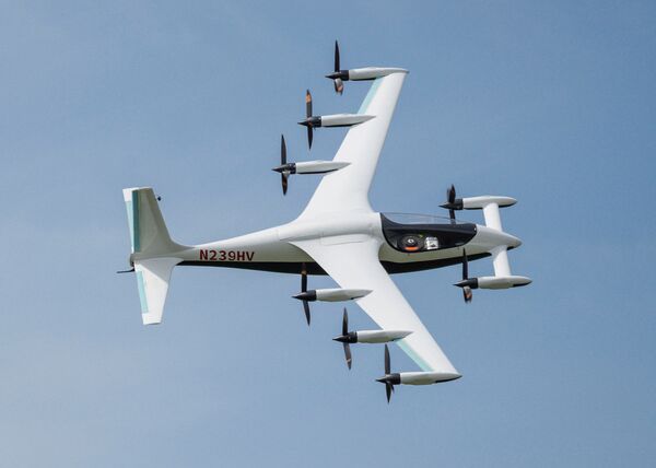 Kitty Hawk's Heaviside eVTOL aircraft demonstrated for US Air Force officials as part of Agility Prime in May 2021. The USAF‘s Agility Prime effort has awarded the Heaviside airworthiness approval. (Air Force Research Lab)