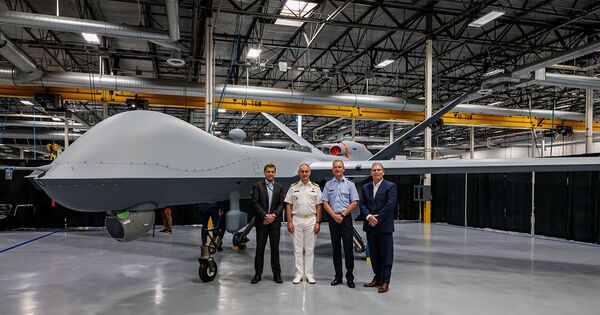 The first of four MQ-9A Reaper UAVs for the Netherlands was delivered on 7 July. (GA-ASI)