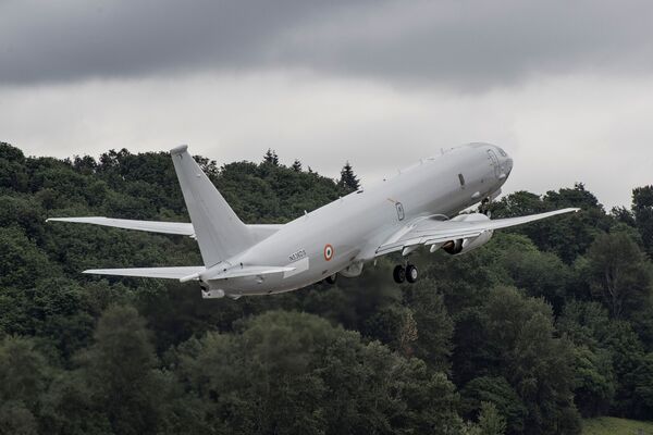 The tenth P-8I Neptune for the Indian Navy departs Boeing's production facility near Seattle, Washington. (Boeing)