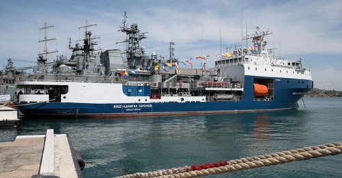 A  commissioning ceremony was held for the Project 03182 small seagoing tanker 
        
        on 29 May
        
        as it entered service with the Russian Black Sea Fleet. The first ship of its class, this multipurpose vessel is design...