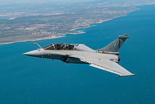The first Rafale of the Hellenic Air Force (HAF) was formally delivered on 21 July. This is one of the 12 former French Air and Space Force Rafale F3R aircraft that will be delivered to the HAF along with six newbuild fighters by 2023. (Dassault Aviation/C Cosmao)