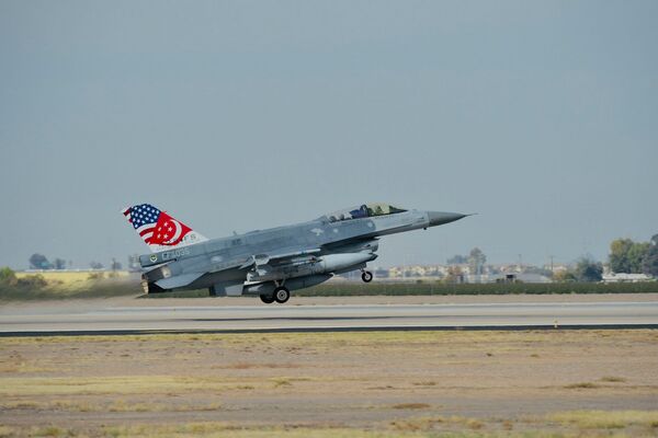 The RSAF's F-16 training detachment is currently based at Luke AFB in Arizona. (RSAF)